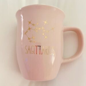 Sagittarius Zodiac Sign Pink Coffee Mug